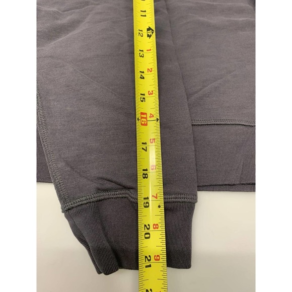 Leallo Pullover Round Neck Gray S Women's A53 - Picture 5 of 6